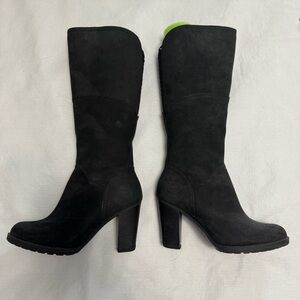 Timberland Elegant Black Heeled Boots